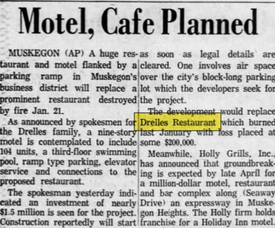 Drelles Restaurant and Cocktail Bar - March 1963 Re-Develop Site (newer photo)